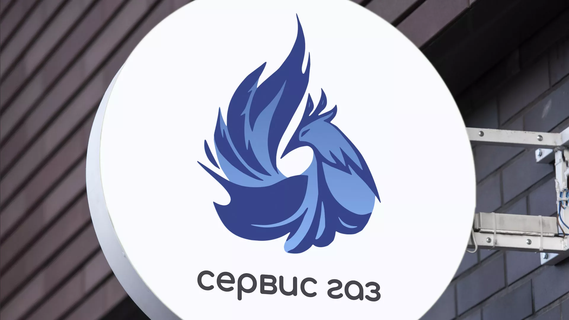 Создание логотипа «Сервис газ» в Боре