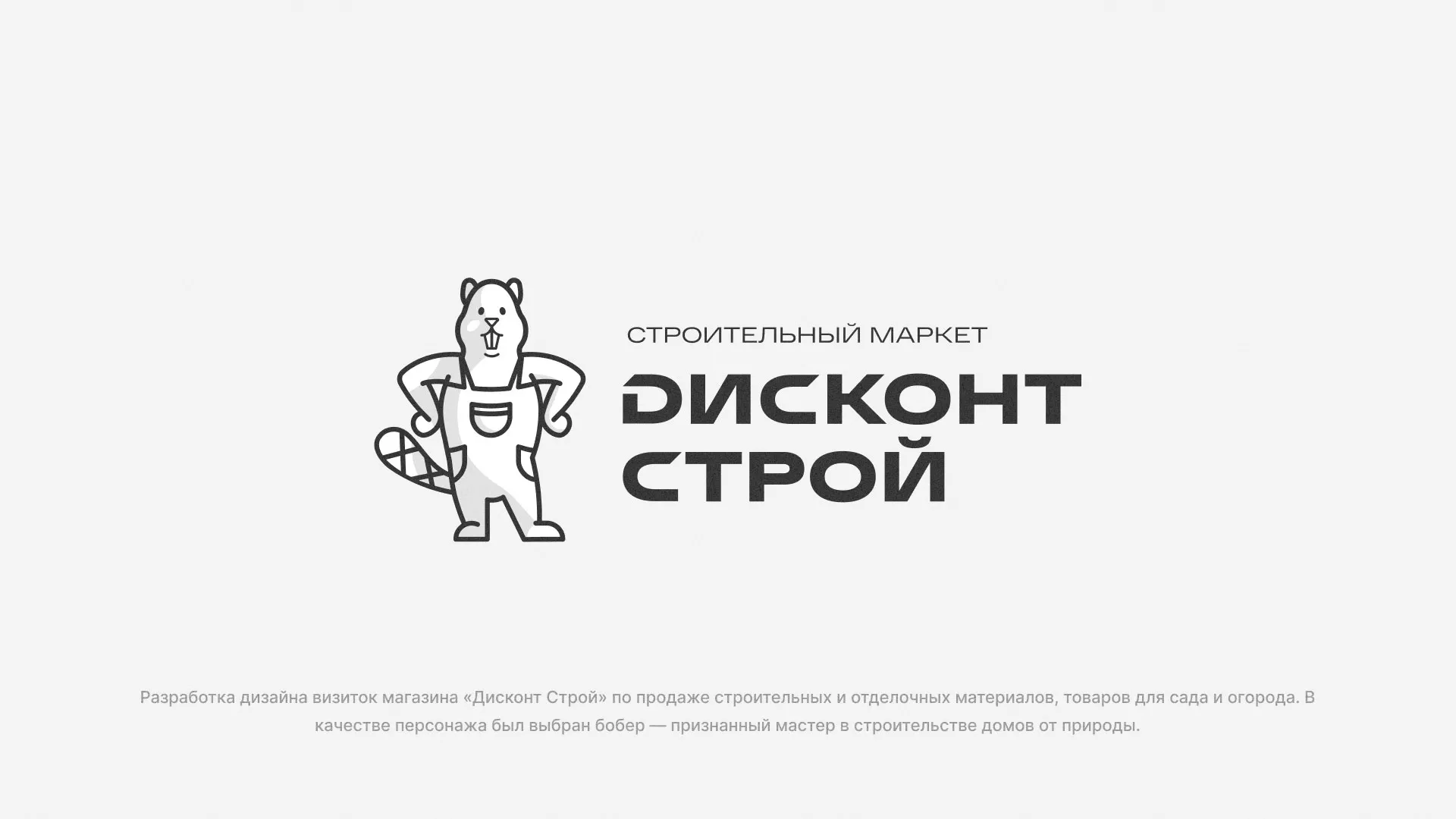 Разработка дизайна визиток магазина «Дисконт Строй» в Боре